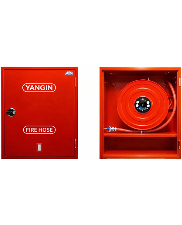 Tüplü Model Yangın Dolabı - Dikey Tip Sac Kapalı